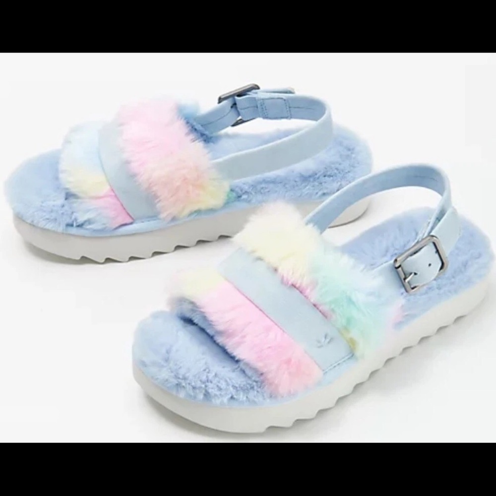 Koolaburra Women's Multicolor Fluffy Slippers